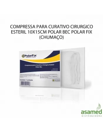 COMPRESSA PARA CURATIVO CIRURGICO ESTERIL 10X15CM POLAR BEC POLAR FIX