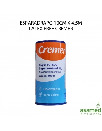 ESPARADRAPO 10CM X 4,5M LATEX FREE CREMER