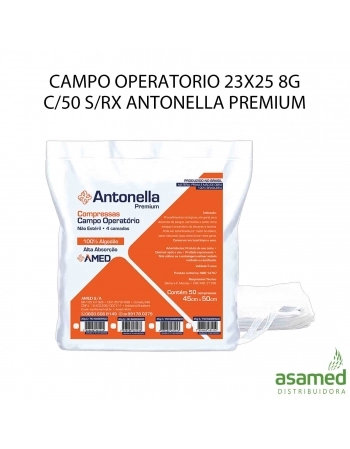 CAMPO OPERATORIO 23X25 8G C/50 S/RX ANTONELLA PREMIUM