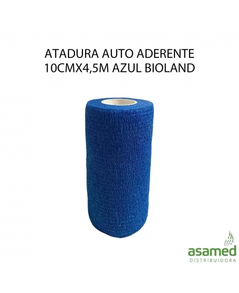 ATADURA AUTO ADERENTE 10CMX4,5M AZUL BIOLAND