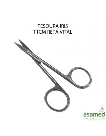 TESOURA IRIS 11CM RETA VITAL