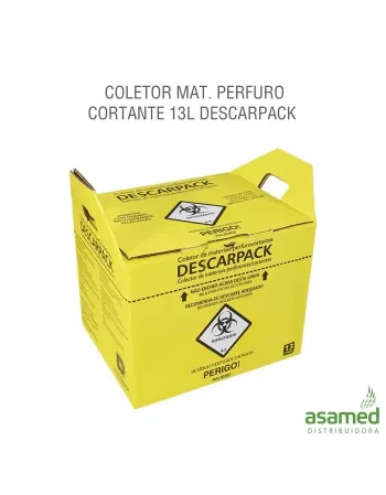 COLETOR MAT. PERFURO CORTANTE 13L DESCARPACK