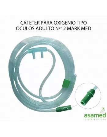 CATETER PARA OXIGENIO TIPO OCULOS ADULTO Nº12 MARK MED