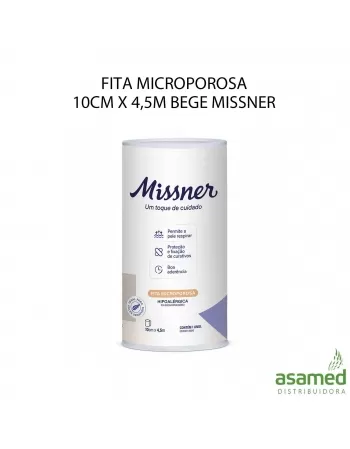 FITA MICROPOROSA 10CM X 4,5M BEGE MISSNER