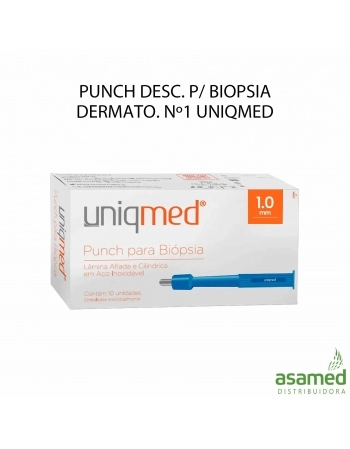 PUNCH DESC. P/ BIOPSIA DERMATO. Nº1 UNIQMED