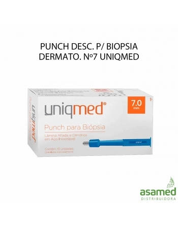 PUNCH DESC. P/ BIOPSIA DERMATO. Nº7 UNIQMED