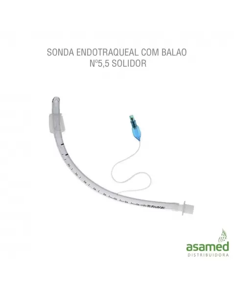 SONDA ENDOTRAQUEAL COM BALAO Nº5,5 SOLIDOR