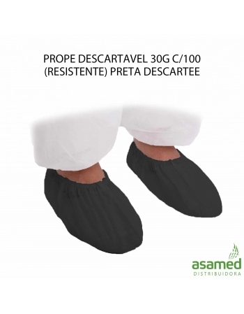 PROPE DESCARTAVEL 30G C/100 (RESISTENTE) PRETA DESCARTEE