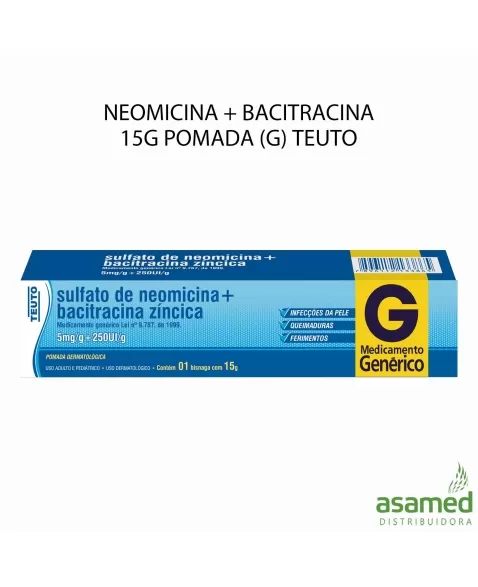 NEOMICINA + BACITRACINA 15G POMADA (G) TEUTO