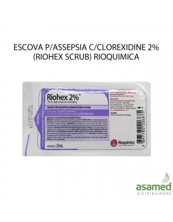 ESCOVA P/ASSEPSIA C/CLOREXIDINE 2% (RIOHEX SCRUB) RIOQUIMICA