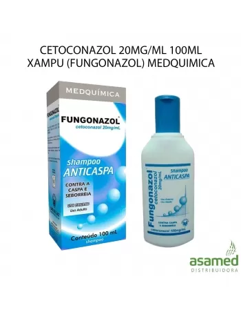 CETOCONAZOL 20MG/ML 100ML XAMPU (FUNGONAZOL) MEDQUIMICA