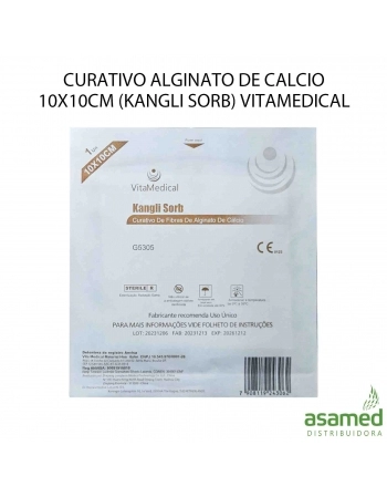 CURATIVO ALGINATO DE CALCIO 10X10CM (KANGLI SORB) VITAMEDICAL