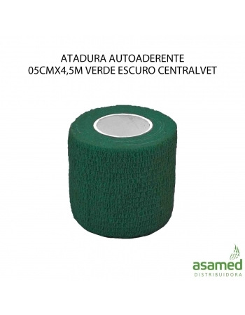 ATADURA AUTOADERENTE 05CMX4,5M VERDE ESCURO CENTRALVET