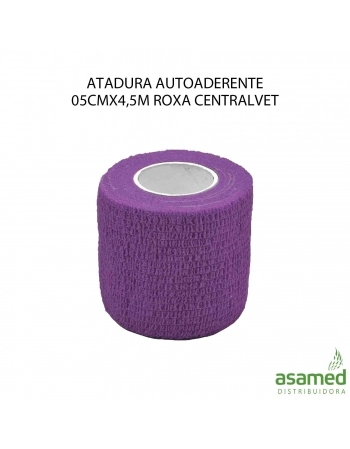 ATADURA AUTOADERENTE 05CMX4,5M ROXA CENTRALVET