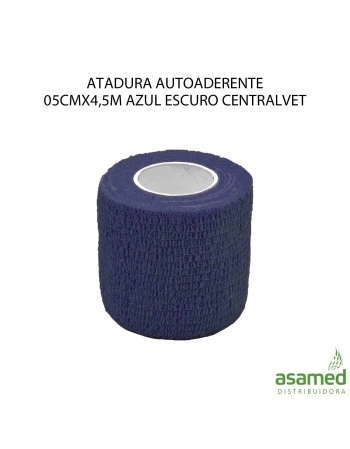 ATADURA AUTOADERENTE 05CMX4,5M AZUL ESCURO CENTRALVET