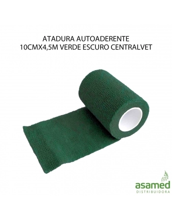 ATADURA AUTOADERENTE 10CMX4,5M VERDE ESCURA CENTRALVET