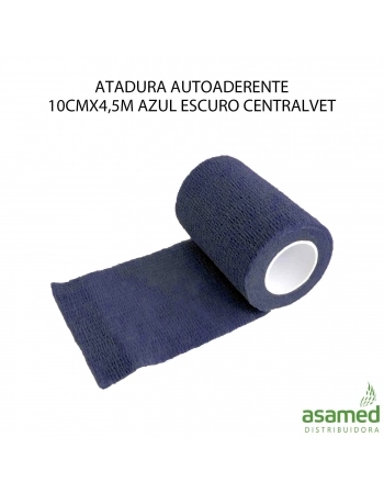 ATADURA AUTOADERENTE 10CMX4,5M AZUL ESCURO CENTRALVET