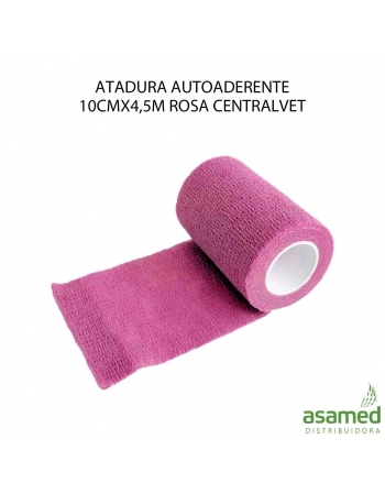 ATADURA AUTOADERENTE 10CMX4,5M ROSA CENTRALVET