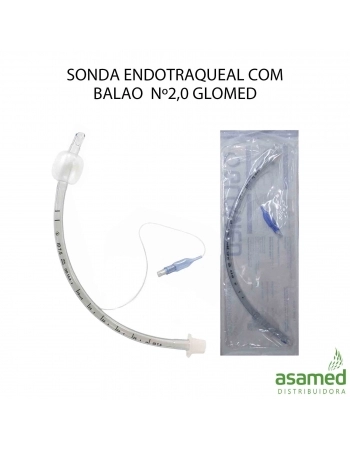 SONDA ENDOTRAQUEAL COM BALAO Nº2,0 GLOMED