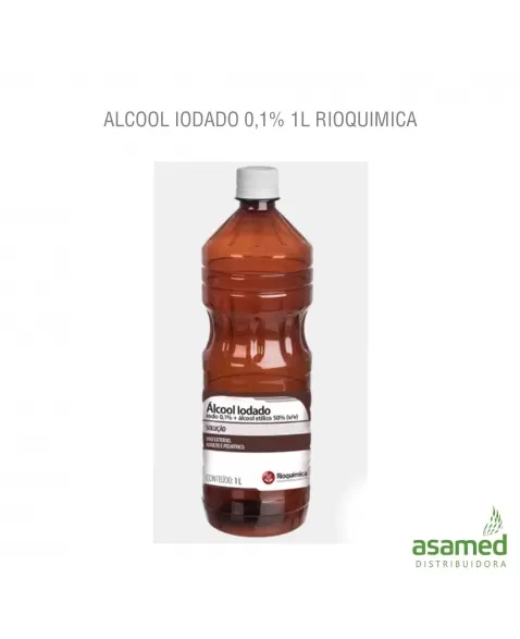 ALCOOL IODADO 0,1% 1L RIOQUIMICA