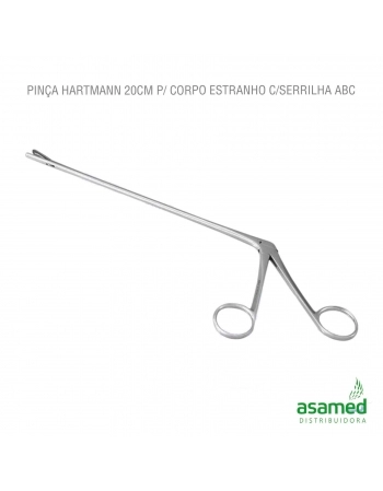 PINCA HARTMANN 20CM P/ CORPO ESTRANHO C/SERRILHA ABC