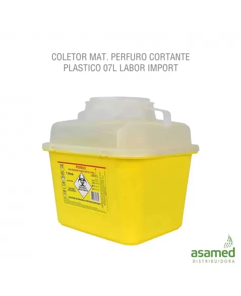 COLETOR MAT. PERFURO CORTANTE PLASTICO 07L LABOR IMPORT