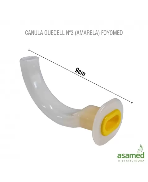 CANULA GUEDELL Nº3 (AMARELA) FOYOMED