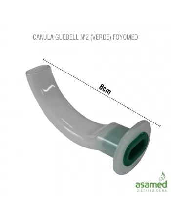 CANULA GUEDELL Nº2 (VERDE) FOYOMED