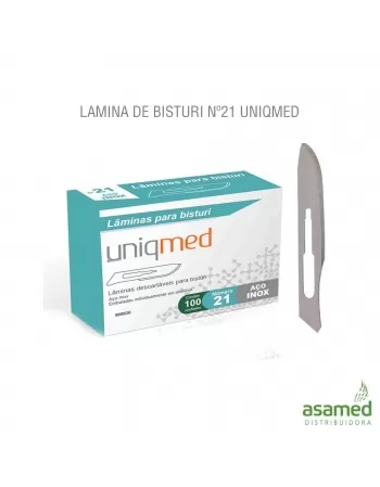 LAMINA DE BISTURI Nº21 UNIQMED