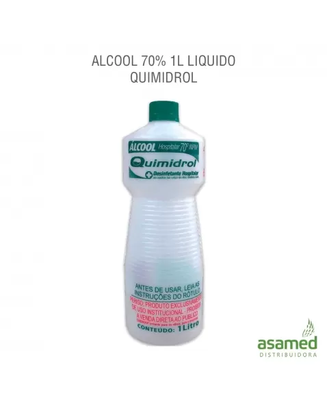 ALCOOL 70% 1L LIQUIDO QUIMIDROL