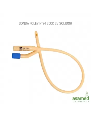 SONDA FOLEY Nº24 30CC 2V SOLIDOR