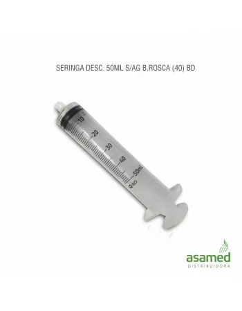 SERINGA DESC. 50ML SEM AGULHA LUER LOCK BD